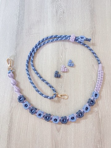 花花可調式手機背帶