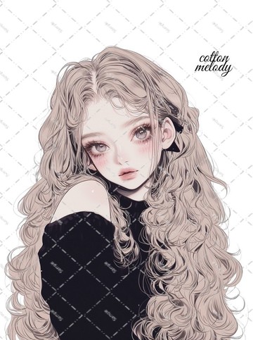 original sticker no.2299 人物貼紙 原創貼紙 原創人物貼紙 裝飾貼紙 cotton melody