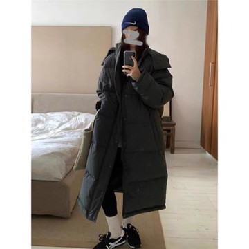 長款羽絨棉衣棉服女冬季新款韓版寬松過膝加厚顯瘦棉襖外套面包服