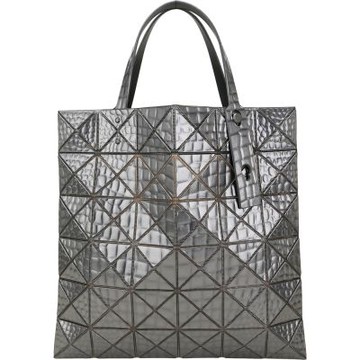 ISSEY MIYAKE 三宅一生 BAOBAO META KAIJU 6x6 立體壓紋金屬感手提托特包(青銅灰)