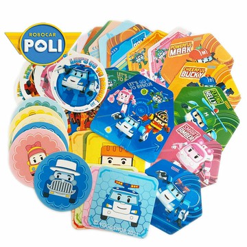POLI 波力貼紙 造型貼紙 STI0976 系列 /一包40張入(定59) 貼紙包 救援小英雄 安寶 羅伊 波利 車車貼紙 獎勵貼紙 正版授權【領券滿額再折千11/30止】