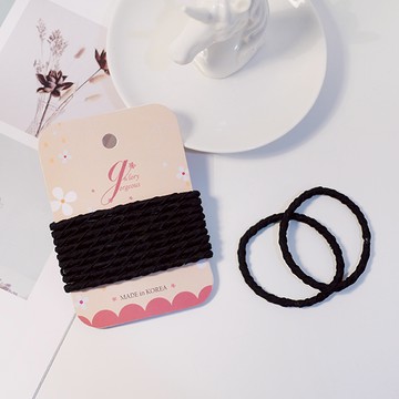 G＆G扭繩O束黑9入組（5.5cm）