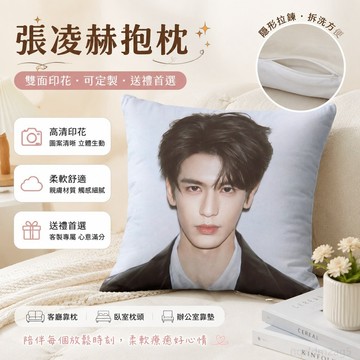 周邊 張凌赫抱枕午睡枕頭雙面印花可定製抱枕客廳沙發靠枕送朋友禮物 沙發抱枕 抱枕沙發 抱枕 台灣製 沙發 抱枕 沙發靠墊