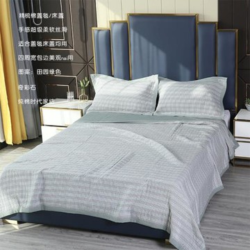 精梳棉純棉雙人毛巾被床單可鋪可蓋毯子多功能床蓋春秋午睡蓋毯子