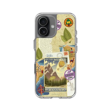 iPhone 17 Clear Case（相機按鈕） 透明 - 迪士尼-皮克斯 PIXAR - 天外奇蹟 - 電影海報