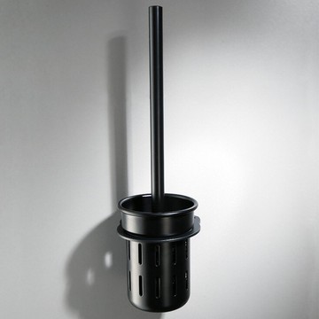黑潮流【免釘牆】太空鋁馬桶刷精品廚房衛浴 歐式黑時尚 高級酒店豪宅愛用款式