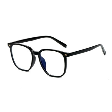 ALEGANT 輕感舒適質感TR90凝夜黑方框UV400濾藍光眼鏡