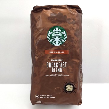 [COSCO代購5] C614575 STARBUCKS BREAKFAST BLEND 早餐綜合咖啡豆每包1.13公斤