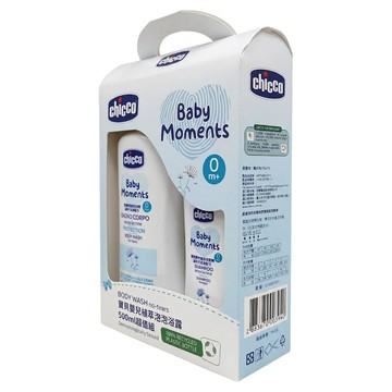 chicco 寶貝嬰兒植萃泡泡浴露 超值組 0歲以上 寶貝嬰兒植萃泡泡浴露500ml*1+寶貝嬰兒植萃系列200ml*1  1組