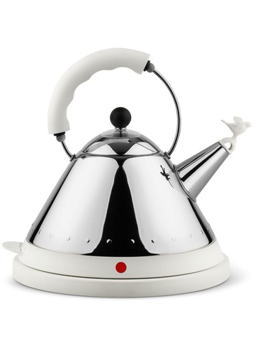 Alessi - cordless electric steel kettle - unisex - Steel - One Size - White