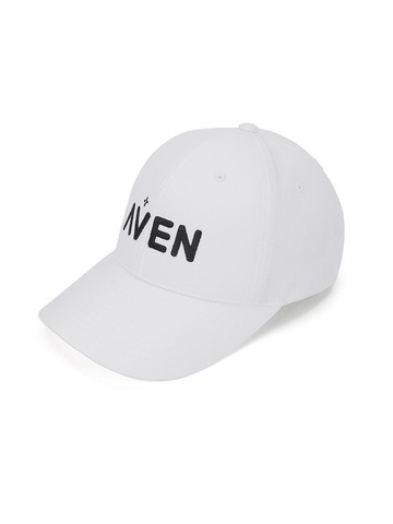 AVYN Bold Letter Logo Embroidered Ball Cap [White]