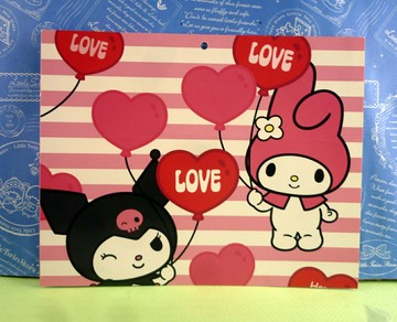【震撼精品百貨】My Melody 美樂蒂 卡片 庫洛米&MM 氣球 震撼日式精品百貨