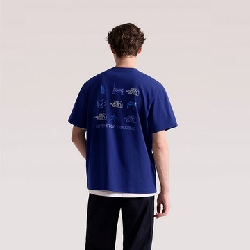 The North Face U CAMP TICTATOE RELAXES SS TEE - AP 男女 短袖上衣 NF0A8M7C46Y