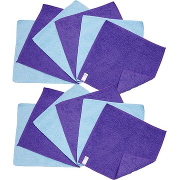 月陽超值12入台灣製造長毛絨超細纖維神奇抹布(390058X12)