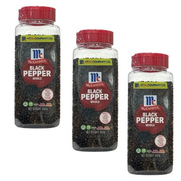 [COSCO代購6] W143013 味好美 全粒黑胡椒 450公克 3組