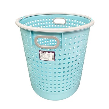 HOUSE 好室喵 大詠 圓型衣物籃 透氣孔洞設計 輕巧方便移動 簡約外型美觀大方  顏色隨機  365 x 410mm