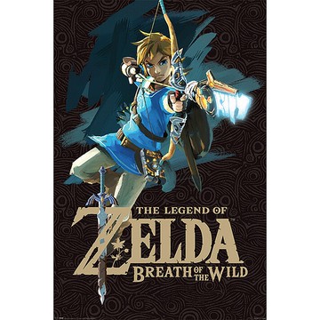 【任天堂】薩爾達傳說 曠野之息海報/ ZELDA BREATH OF THE WILD