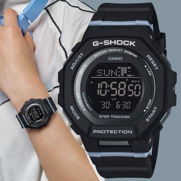 CASIO G-SHOCK 藍牙連線 運動電子腕錶 GMD-B300-1
