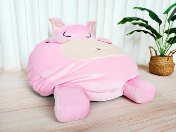 胖嘟嘟貓咪懶骨頭- 愛睏小豬  大貓咪 小型犬 人寵共用