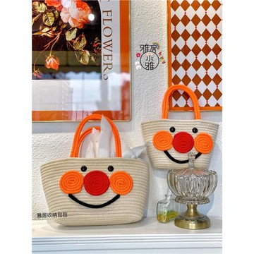 面包超人媽媽棉線大手提編織卡通