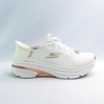 Skechers 128947WNTPK 女慢跑鞋 寬楦 Max Cushioning Arch Fit 2.0 米白