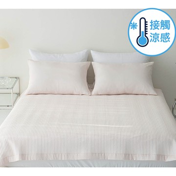 韓國棉被代購 - 韓國製 接觸涼感鬆緊帶防滑墊-淡粉