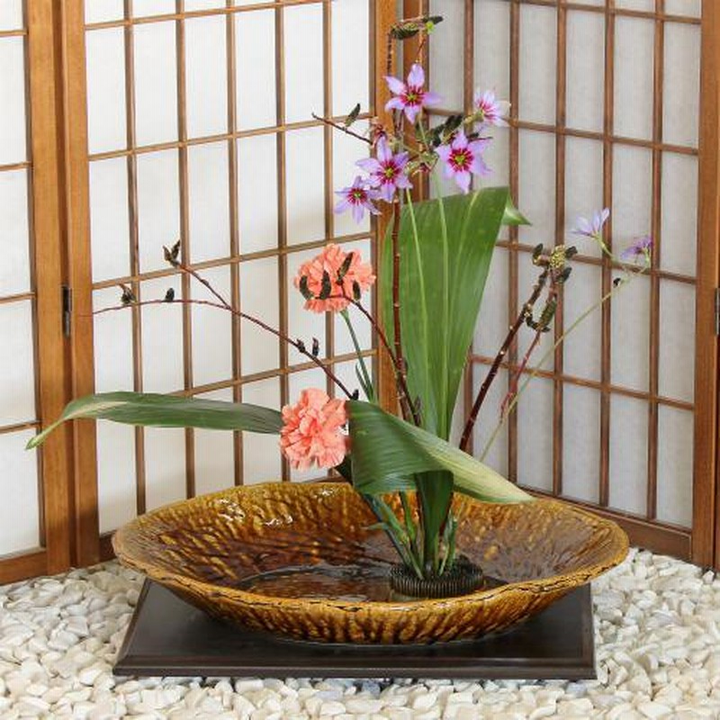 楽天市場】花器 生け花 丸型の通販