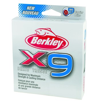 Berkley 貝克力 X9 9股編織PE線 X9BFS30-GG FLGRN 3號  鮮豔黃  線徑0.2mm 長度150m  1捲