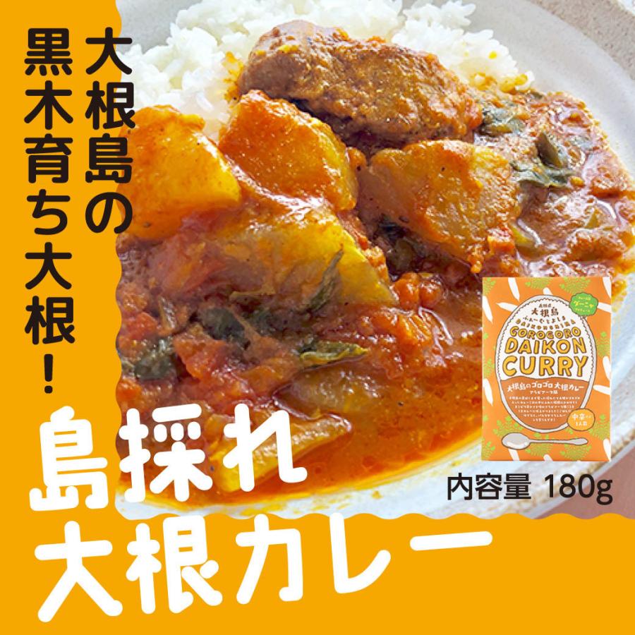 カレー レトルト 島採れ大根カレー 180g 1食 大根 鳥取県産 ギフト プレゼント