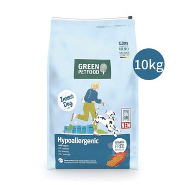 Green Petfood 德國綠自然 昆蟲蛋白 無穀低敏成犬飼料 10kg (皮膚毛髮健康 狗飼料 寵物飼料 狗乾糧 環保 綠色食品 減碳)