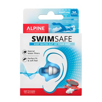 ALPINE 荷蘭原裝進口 SwimSafe 頂級游泳防水耳塞  1個