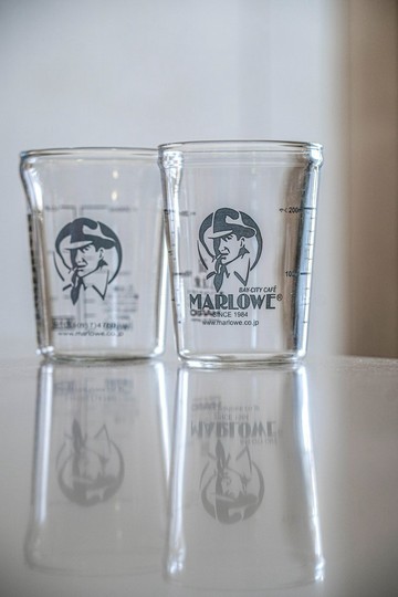 一組2入 日本製 Marlowe Bay玻璃布丁杯 / 量杯 中古品 台灣免運