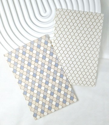 罐子造型格紋描圖紙