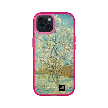 iPhone 15 Clear 粉漾桃 - Van Gogh Museum - 盛開的桃花