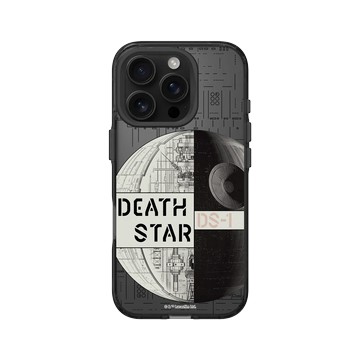 iPhone 16 Pro Clear 酷墨灰 - 迪士尼-星際大戰 Star Wars - 星際大戰 – 死星結構圖