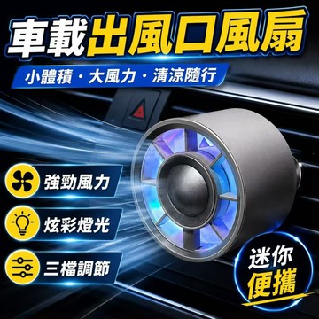 隔日達🏍️汽車TPYE-C冷氣輔助風扇 出風口風扇 車內降溫 汽車風扇 空調風扇 車用風扇 空調增強 出風口風扇