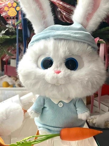 免運 原版品質兔老大玩偶毛絨玩具兔子公仔可愛摩點娃娃禮物愛寵大機密【W11/4EE】