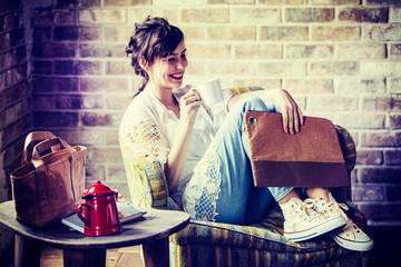 手拿式軟木皮平板電腦包