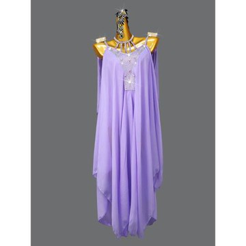 2025新款高級拉丁舞比賽表演出服裝倫巴舞蹈專業飄裙擺花服藝考級