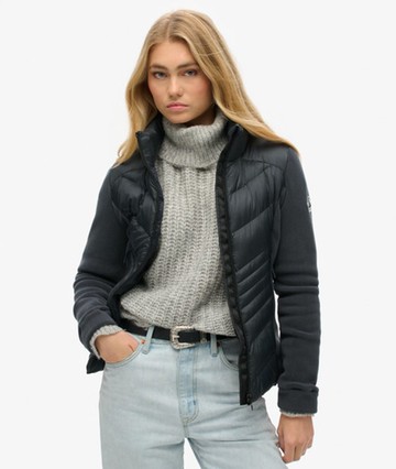 Superdry Women's Storm Fleece Jacket Navy Size: 10