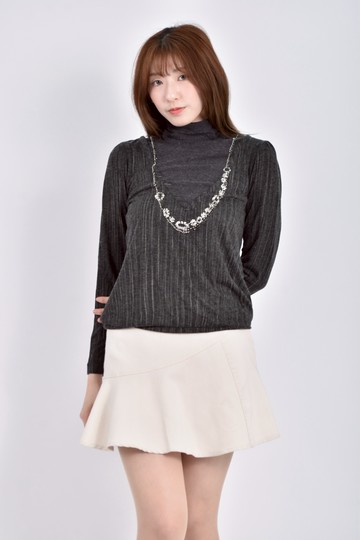 加購優惠(S) jin羊毛高領灰色長袖上衣