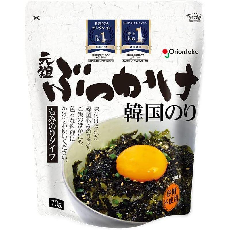 オリオンジャコー ぶっかけ韓国のり もみのりタイプ 70g×12個