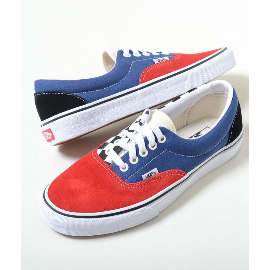 Vans era red clearance blue