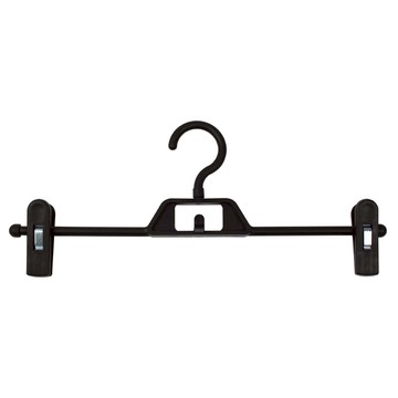 樂嫚妮 一字型可調式防滑褲夾/褲裙架/活動式360度掛勾-(6色)白色