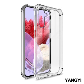 YANGYI揚邑 SAMSUNG Galaxy M34 四角氣囊清透散熱手機殼防刮防滑防摔保護殼