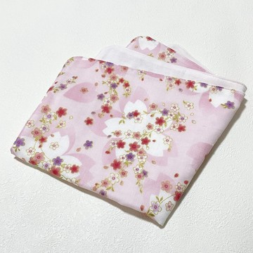 雙層紗手帕 38cm 花影