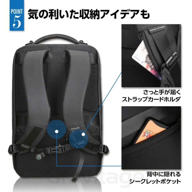 ビジネスリュック No1 高評価 レビュー 540件超 保証延長 返品無料 ...