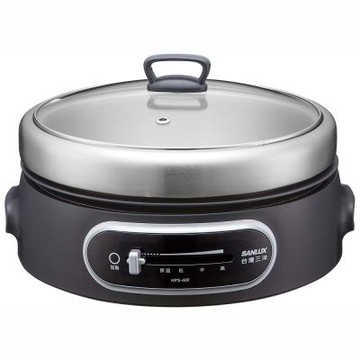 SANLUX 台灣三洋 4L多功能電火鍋 黑色 HPS-40F-D