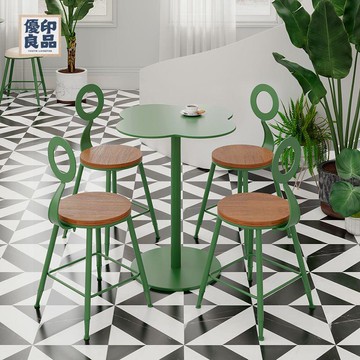 免運 戶外桌椅 庭院桌椅組合 戶外庭院休閑桌椅防水防曬別墅咖啡廳奶茶店露天花園陽臺外擺桌椅工廠直銷 可開發票 售後保障 全館八折 5yy815