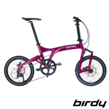 Birdy (Ⅲ) Standard季節限量標準版 9速18吋前後避震折疊腳踏車/鳥車-電極紫